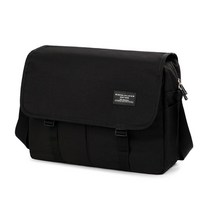 대형 메신저 블랙 학생 가방 크로스백 남성가방 30대