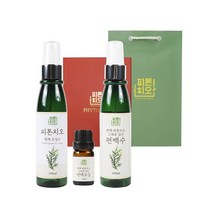 첨단환경 피톤치오 3종 선물세트 편백오일수 패키지 새집증후군제거 새집냄새 제거 천연 셀프 청소, 편백살균제 4종세트