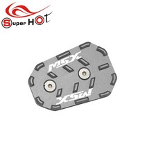 오토바이 부품 혼다 오토바이 미끄럼 방지 페달 Grom125 MSX125 Grom 125 MSX 2013-20 2021 용 액세서리, 08 MSX logo grey