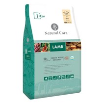 네츄럴코어 에코1 ECO1 유기농70% 양고기 작은입자 애견사료 7kg