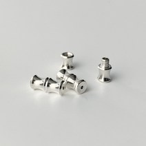 [DB3-064] 실버 대나무 나사장식 클래습 진주목걸이 잠금장식 은 팔찌 목걸이만들기 DIY 부자재 s925