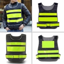 제이큐 안전조끼 야광조끼 안전용품 보호복 고휘도 작업조끼 FREE 1p 블랙