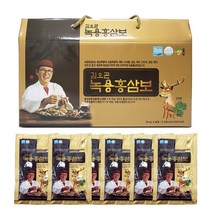 홈쇼핑 정품 23년형 김 오곤 녹용 홍삼보 6년근 홍삼추출액, 2 개월