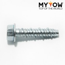 중공벽돌 콘크리트용 창호 경기장의자 고정 / 마이토우 토우 콘크리트 스크류 앙카 볼트 10개입, 8*47