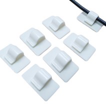 달자샵 부착식 전기선 케이블 정리 클립 32개입, 4세트(32개입)