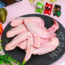 강아지 간식 재료 오리날개 1kg 냉동, 단품