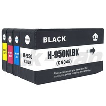 잉크맨 950 951 XL 호환 카트리지 / HP 오피스젯 프로 8100 8600 8610 8640 8660 251DW 276DW 프린터 호환 / 950XL 951XL 재생 잉크, 950XL 951XL 4색 호환카트리지, 1개