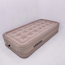 루커스 40cm 에어매트 펌프 내장형 캠핑용 휴대용 야외 자충매트 베드 매트리스 침대