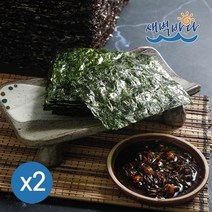 새벽바다 청정 완도 특산물 무조미 구운 곱창김 25매 x 2봉 LAG252