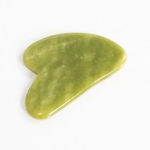 쟈니스헬리 옥 로즈쿼츠 페이스롤러 하트 버섯 괄사 마사지, 옥 하트 괄사