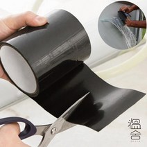 초강력 방수 테이프 다용도 욕실 옥상 누수 방지 테이프, T-80 방수 수리테이프- 블랙(20cmX150cm)