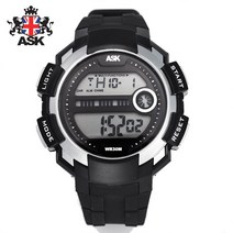 워치컬렉션 ASK 에스크 SK340S / SK340G / SK340R 우레탄밴드 남녀공용 전자시계