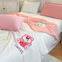 디즈니 도날드덕 곰돌이푸 호랑이 티거 칩앤데일 미키마우스 캐릭터 여름 쿨링 얇은 콩이불