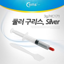 OK부품 그래픽카드 쿨러 팬 시스템 그릴 노트북 브로워 NT440 coms 쿨러 구리스(Silver) 3g 주사기형 HC171