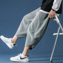 남여공용 여름 시어서커 통기팬츠