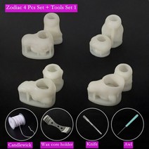 몰드 초 캔들 드래곤 개 토끼 양 3D 실리콘 캔들 몰드 퐁당 케이크 몰드 베이킹 액세서리 케이크 장식 도구 수지 몰드, 5