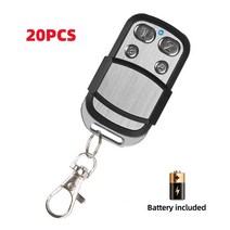 전기도어컨트롤시스템 와고커넥터 전기도어컨트롤433Mhz 차고 문 RF 원격 제어 4 채널 자동 복사 멀티 롤, 02 20PCS 1234 Type