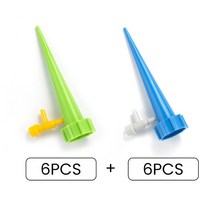 스마트팜 자동 물방울 관개 시스템 자체 급수 키트 실내 꽃 식물 온실 정원 조정 가능한 물 드리퍼 장치, [05] 12개 as picture