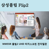 삼성 삼성전자 삼성플립2 WM55R | LH55WMRWBGCXKR 55인치 디지털플립차트 전자칠판 모니터, WM55R_트레이추가