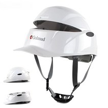 접는 안전모 턱 끈 접이식 통풍 건설 공사장 헬멧, C. 푸른