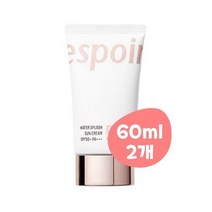 에스쁘아 워터스플래쉬 선크림 SPF50+ PA+++ 60ml 2개 ㅍ