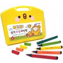 몰랑 삼각 수성 싸인펜 24Color 몰랑이 문구용품 학용품