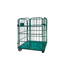 롤테이터 바스켓 카트 운반 철제 리어카, 길이 1200x가로 1000x높이 1700