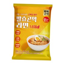 빼빼곤약 발효곤약라면 매운맛 / 순한맛, (69kcal) 순한맛 1팩