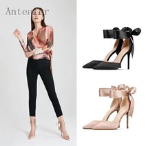 [Anteater]여성 패션 스틸레토 리본 스트랩 힐 구두 cv4001413