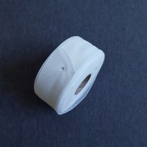리보너 샤벳리본 하늘하늘한 린넨느낌 가볍고 부드러운 리본 1롤 45m, 40mm, 화이트