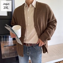 [빅사이즈]조군샵 메리노울 하찌 포켓 가디건_JG1903