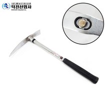 국산 덕진 야전 곡괭이 (크롬도금) / 농기구 약초괭이, 단품