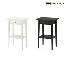 IKEA HEMNES 침대 사이드 테이블, 블랙브라운