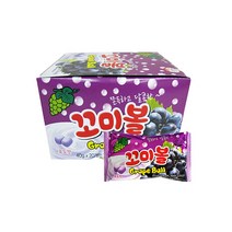 꼬미볼 포도맛 40g 20입 아이들 간식 젤리