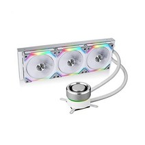 리안리 Galahad AIO 360 RGB UNI 팬 SL120 Edition 화이트 듀얼 120mm 어드레스 가능 CPU 리퀴드 쿨러 GA360SLA, white_360mm | FAN