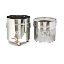 [감성하우스] 업소용 단체급식용 스텐 잔반수거통(대), ONE_COLOR／FREE