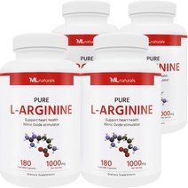 마이라이프 내추럴스 엘-아르기닌 1000 mg 180 베지캡슐 4병