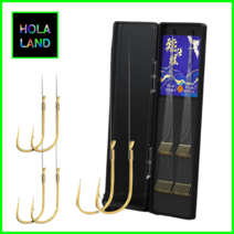 티타늄 망간 합금 묶음바늘 2본 20조 민물채비 붕어채비 향어채비, 미늘, 1개