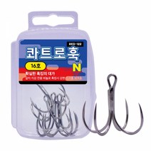 갈치지깅바늘 콰트로훅, 18호, 1개