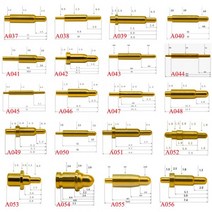 고전류 스프링 장착 포고 핀 수 암 커넥터 전원 중전류 배터리 1 개 포고핀 헤더 충전 37-56, 14 A050