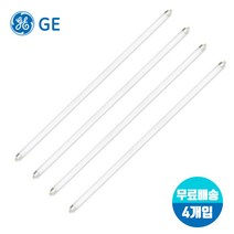 GE T5 직관 형광등 램프 28W 1150mm x 4개입 주광색(하얀빛), 단품