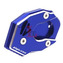 가와사키 닌자650 Z650 튜닝 사이드 스탠드 확장 패드 클립 커스텀 파츠, 블루-NINJA650개