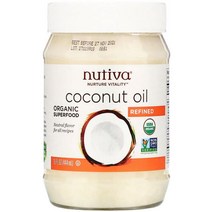 US 직배송 Nutiva 코코넛오일 정제 444ml(15fl oz) 692752106200 미국직구 보충제, 1PACKAGE, 상세참조, 1개