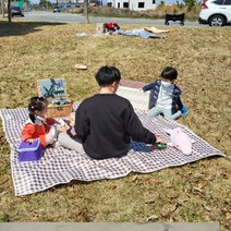 체크무늬방수매트초콜렛대형 초콜렛 매트 돗자리 피크닉 방수 체크무늬 감성돗자리 피크닉돗자리 대형 5WA362AB, 1개