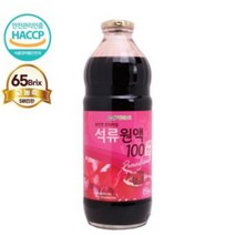 참진한 프리미엄 석류원액 100% 1000ml 농축액 농축원액 석류즙 석류주스(1병x1000ml), (1병x1000ml)