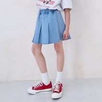 와이본 (주니어A23여름) 10대 초딩 여아 청주름 치마반바지