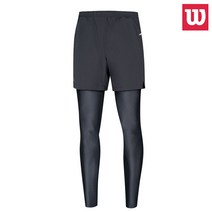 윌슨 남성 투인원 레깅스 6561 그레이 반바지 숏팬츠