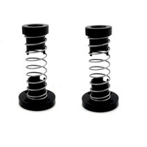 2 PC 3D 프린터 TR8x4 T8 POM 피치 2mm 리드 4mm Acme 스레드 막대 (피치 2mm)에 대 한 안티 백래시 너트, 4mm., 검정