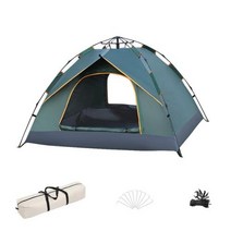 야외텐트 텐트 Automatic Quickopening Portable Outdoor Camping Tent 23 Person Rainproof Sunshineproof For F, 34 Person D green