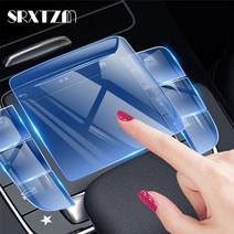 메르세데스 벤츠 A B CLA GLE GLS GLB 클래스 W177 W247 C118 W167 차량용 스티커 센터 콘솔 미디어 버튼 마우스 TPU 보호 필름